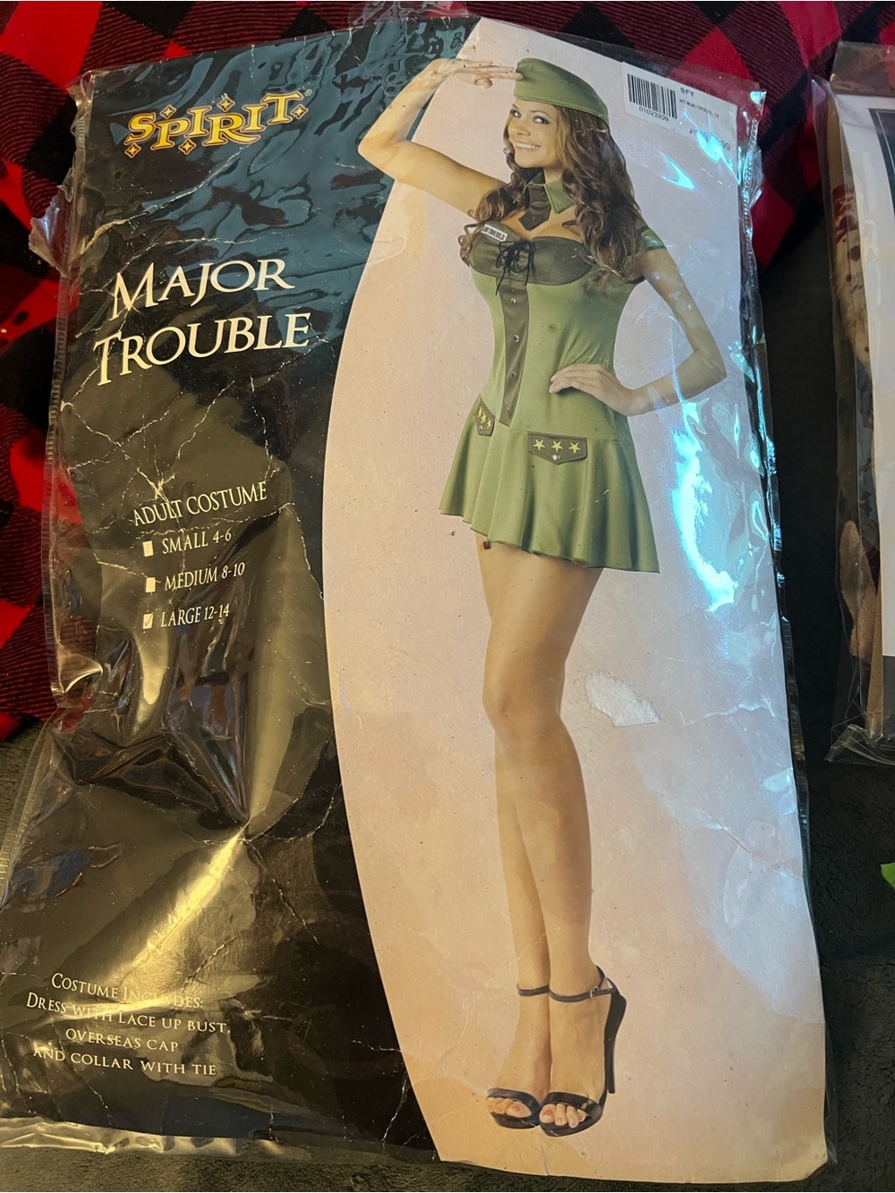 Spirit Olive Green 'Trouble' Military-Style Costume Set Size Large 12-14
